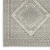 Nourison Concerto CNC16 Grey Ivory Blue Area Rug Texture Image