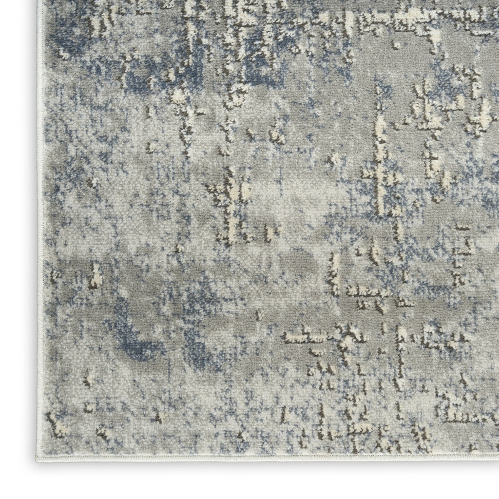Nourison Concerto CNC17 Dark Grey Area Rug Corner Image