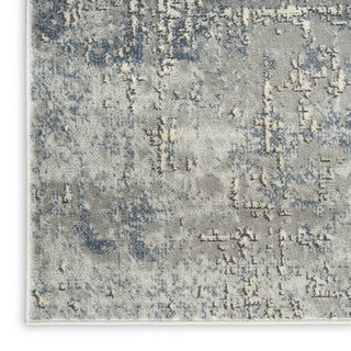 Nourison Concerto CNC17 Dark Grey Area Rug Corner Image