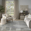 Nourison Concerto CNC17 Dark Grey Area Rug Swatch Image