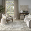 Nourison Concerto CNC17 Ivory Beige Area Rug Swatch Image