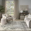 Nourison Concerto CNC17 Ivory Grey Area Rug Swatch Image