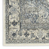 Nourison Concerto CNC18 Ivory Navy Area Rug Corner Image