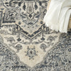 Nourison Concerto CNC18 Ivory Navy Area Rug Texture Image