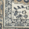 Nourison Concerto CNC18 Ivory Taupe Area Rug Corner Image