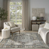 Nourison Concerto CNC18 Ivory Taupe Area Rug Swatch Image