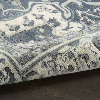Nourison Concerto CNC18 Navy Ivory Area Rug Detail Image
