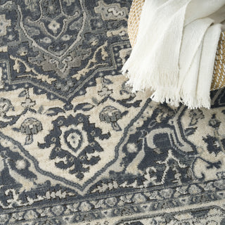 Nourison Concerto CNC18 Navy Ivory Area Rug Texture Image