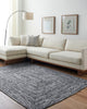 Livabliss Cologne COG-2307 Black Area Rug Room Scene