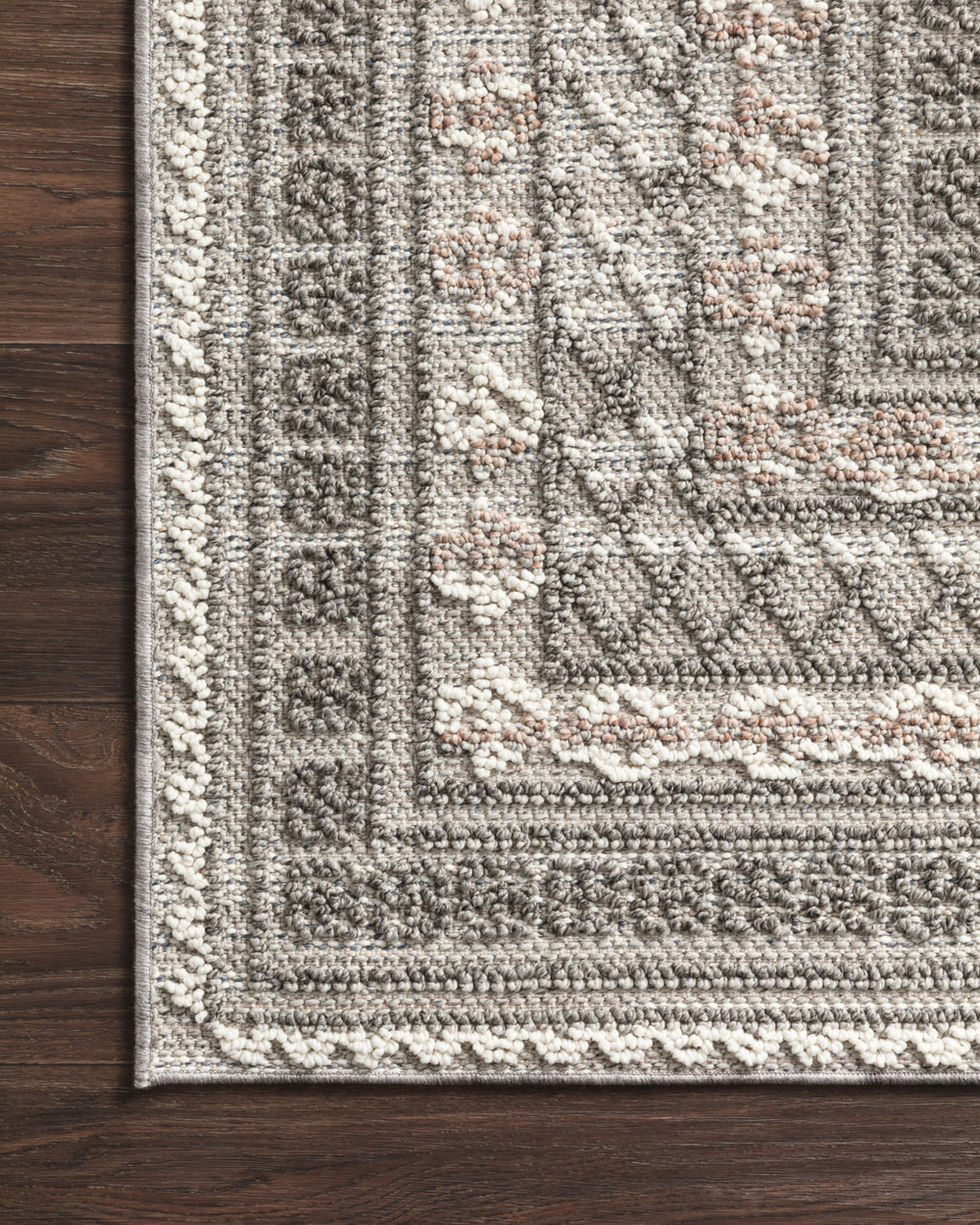 Loloi Cole COL-03 Grey/Multi Area Rug Runner Image Feature