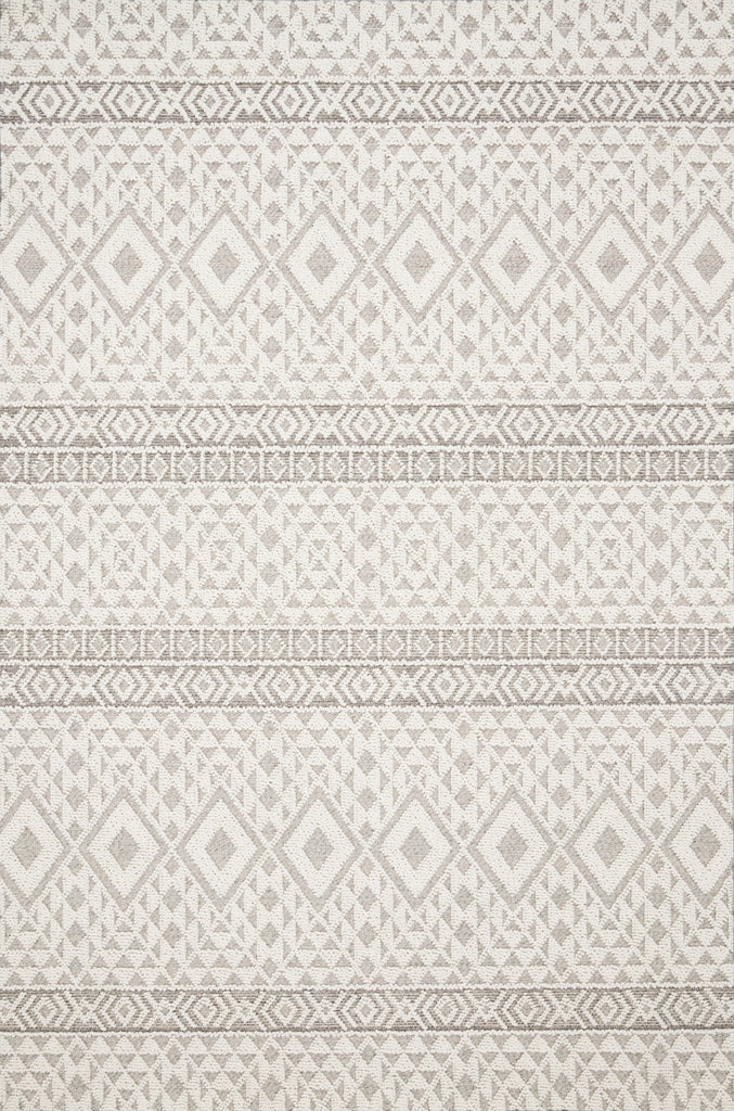 Loloi Cole COL-04 Silver/Ivory Area Rug main image