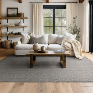 Karastan Collinsworth Charcoal Area Rug Lifestyle Image Feature