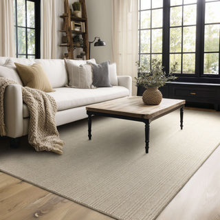 Karastan Collinsworth Taupe Area Rug Lifestyle Image Feature