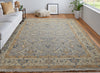 Feizy Corbitt 0611F Gray/Gold Area Rug Lifestyle Image Feature