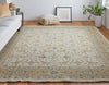 Feizy Corbitt 0611F Ivory/Gold Area Rug Lifestyle Image Feature