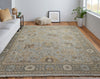 Feizy Corbitt 0612F Blue/Gold/Gray Area Rug Lifestyle Image Feature