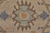 Feizy Corbitt 0613F Tan/Blue/Gold Area Rug Corner Image