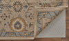 Feizy Corbitt 0613F Tan/Blue/Gold Area Rug Detail Image