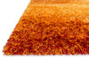 Loloi II Barcelona Shag BS-01 Sunset Area Rug Corner