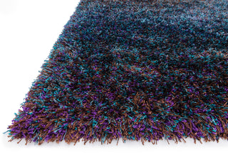 Loloi II Barcelona Shag BS-01 Twilight Area Rug Corner