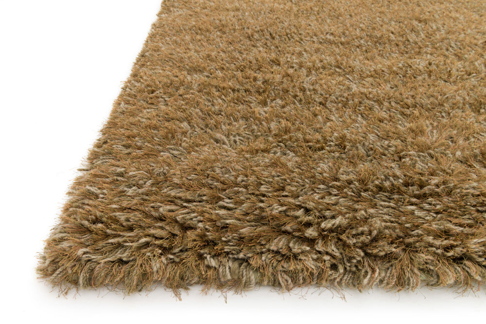 Loloi Boyd BO-01 Mocha Area Rug Corner Feature