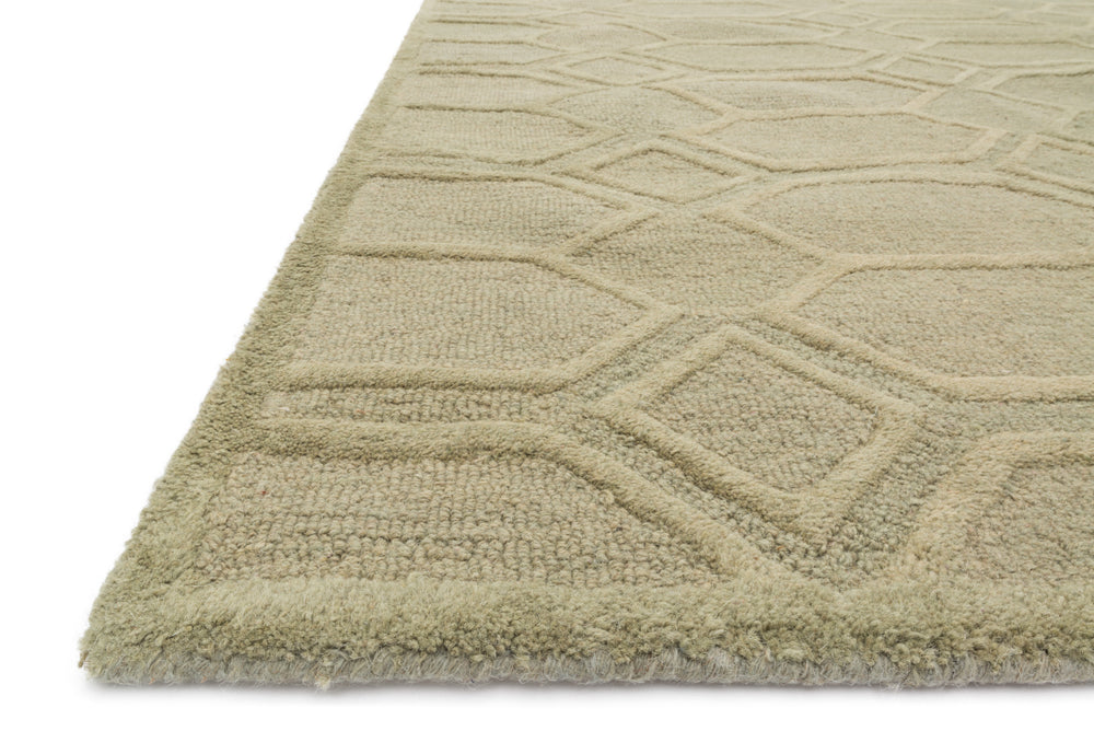 Loloi Celine CCF05 Brown Area Rug Corner Feature