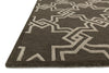 Loloi Celine CF-01 Ash / Grey Area Rug Corner Feature
