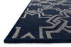 Loloi Celine CF-01 Black / Grey Area Rug Corner Feature