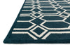 Loloi Celine CF-05 Navy / Ivory Area Rug Corner Feature