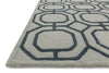 Loloi Celine CF-08 Grey / Charcoal Area Rug Corner Feature