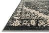 Loloi Elton EO-03 Slate / Ivory Area Rug Corner