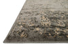 Loloi Elton EO-09 Pewter / Beige Area Rug Corner