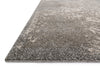 Loloi Emory EB-01 Charcoal / Ivory Area Rug Corner Feature