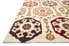 Loloi Francesca FC-16 Beige / Multi Area Rug Corner