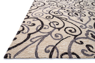 Loloi Francesca FC-18 Ivory / Grey Area Rug Corner