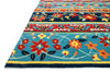 Loloi Francesca FC-23 Blue / Multi Area Rug Corner