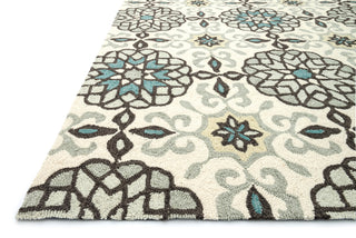 Loloi Francesca FC-31 Ivory/Metal Area Rug Corner