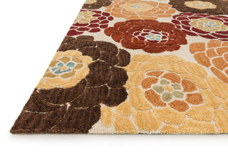 Loloi Gabriella GB-04 Rust / Multi Area Rug Corner