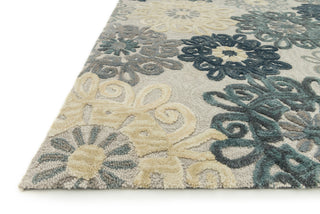 Loloi Gabriella GB-05 Slate Area Rug Corner