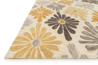 Loloi Gabriella GB-06 Ivory / Gold Area Rug Corner