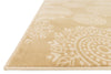 Loloi Goodwin GW-06 Beige / Ivory Area Rug Corner