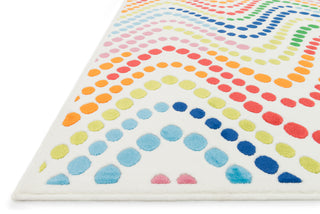 Loloi Gracie HGE02 Ivory / Multi Area Rug Corner