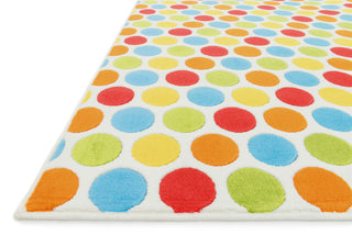 Loloi Gracie HGE06 Ivory / Multi Area Rug Corner