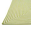 Loloi In/Out IO-01 Lime Area Rug Corner Feature