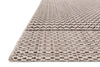 Loloi Isle IE-03 Grey / Black Area Rug Corner Feature