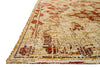 Loloi Izmir IZ-01 Tan / Spice Area Rug Corner