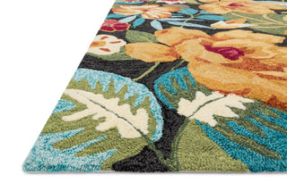 Loloi Jade JD-03 Charcoal / Multi Area Rug Corner