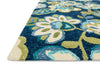 Loloi Jade JD-05 Teal / Green Area Rug Corner