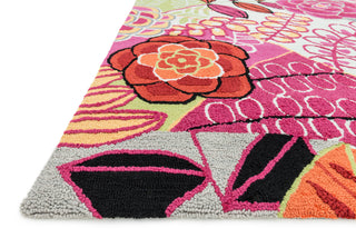 Loloi Juliana JL-24 Ivory / Berry Area Rug Corner