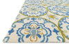Loloi Juliana JL-30 Ivory / Blue Area Rug Corner